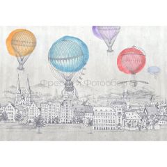 Фреска Affresco (Аффреско) Детские Воздушные шары Арт. ID136409 м2